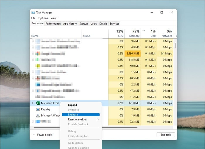 Cerrar Excel Windows