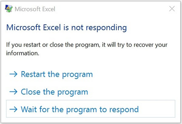 Espera a Excel