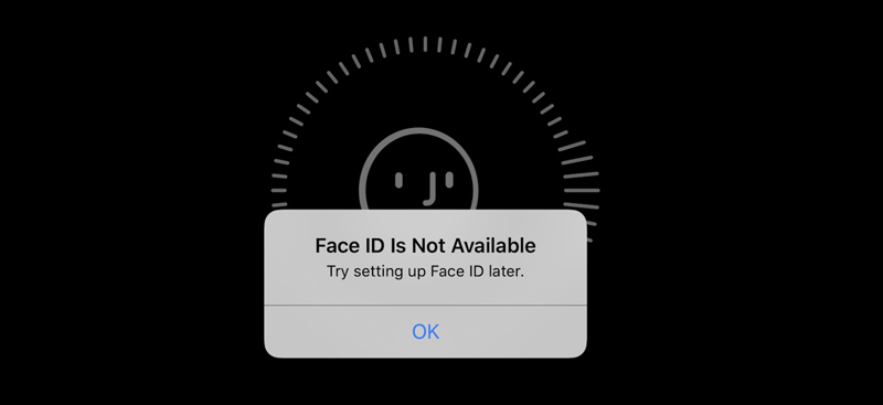 Face ID no está disponible. Intente configurarlo más tarde. Error