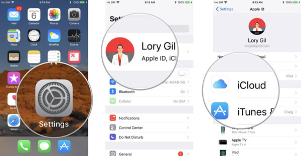 Copia de seguridad de iPhone Voice Memeo usando iCloud