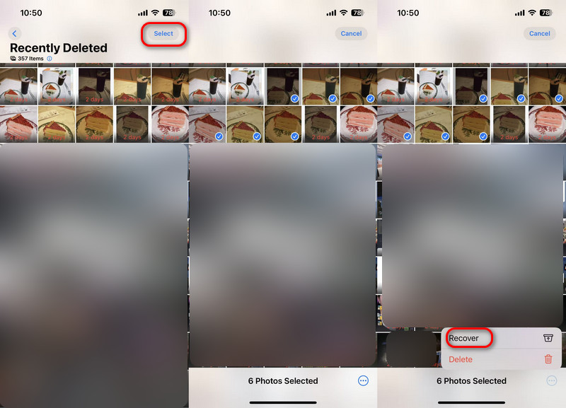 Encuentre fotos desaparecidas en el álbum de archivos eliminados del iPhone