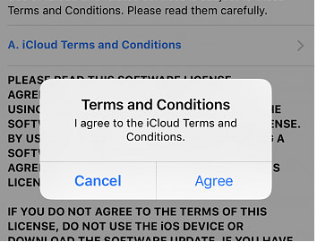 Términos y condiciones de iCloud