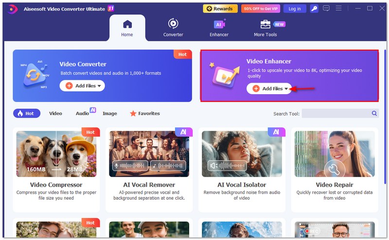 Haz clic en Agregar archivos