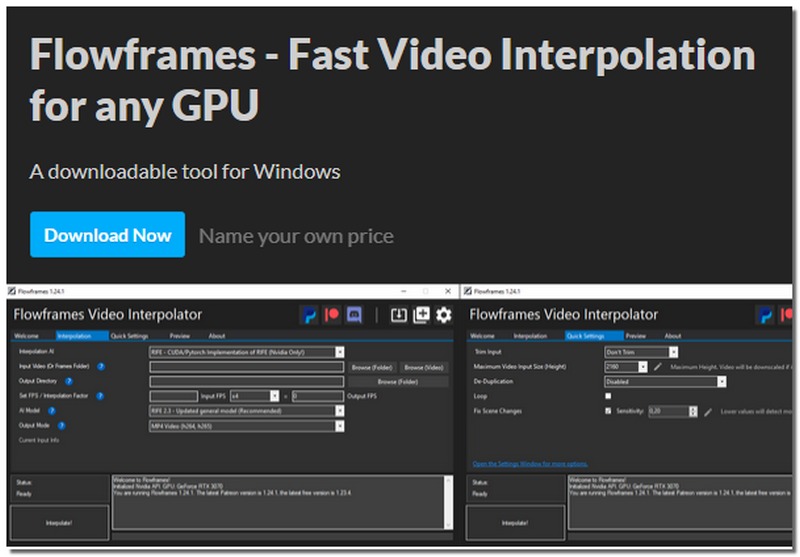 Download Flowframes Interpolation