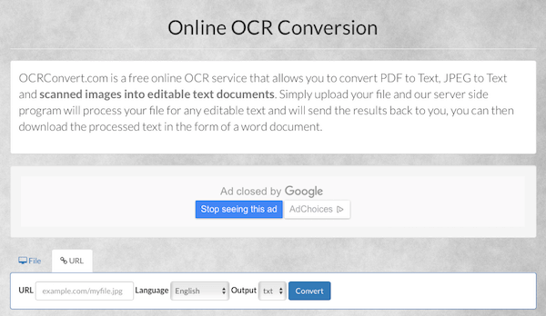 OCRConvertir