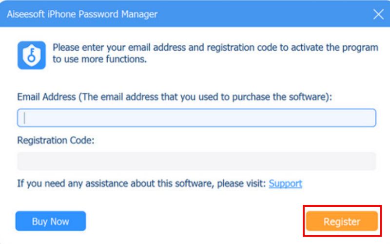 Registrar el código