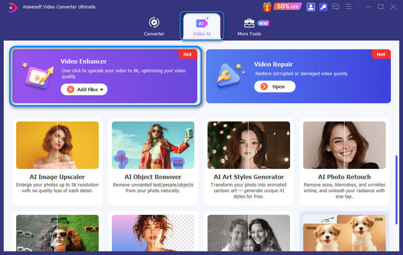 Interfaz de IA de vídeo