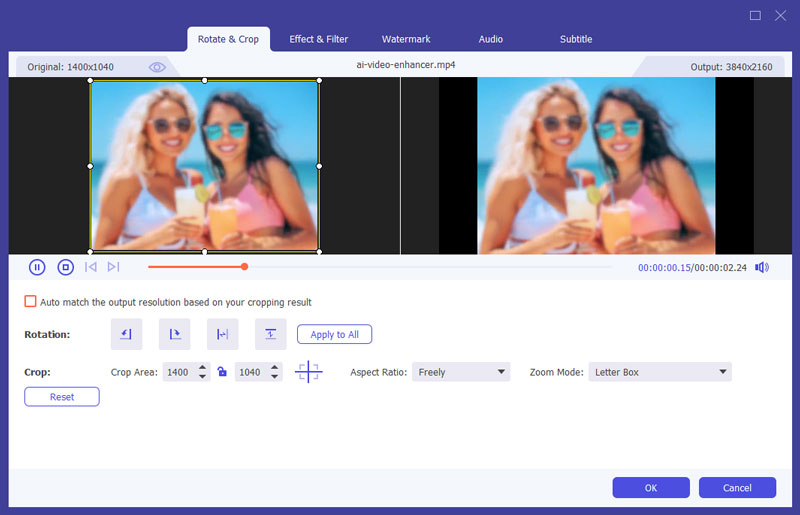 Ajuste la edición de video